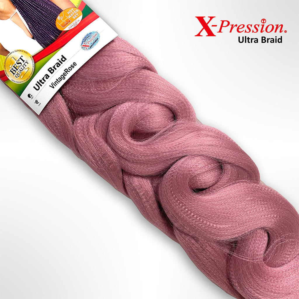 X-Pression Ultra Braid Vintage Rose